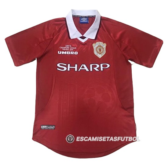 Camiseta Manchester United 1ª Retro 1999-2000 - Haga un click en la imagen para cerrar